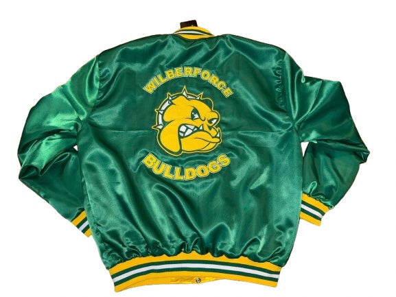 Wilberforce University (WU) - Green Satin Jacket