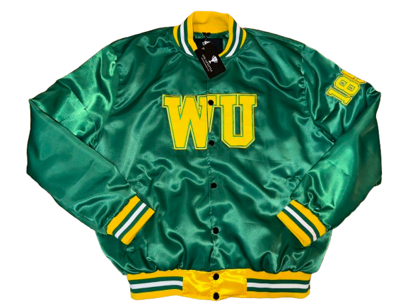 Wilberforce University (WU) - Green Satin Jacket