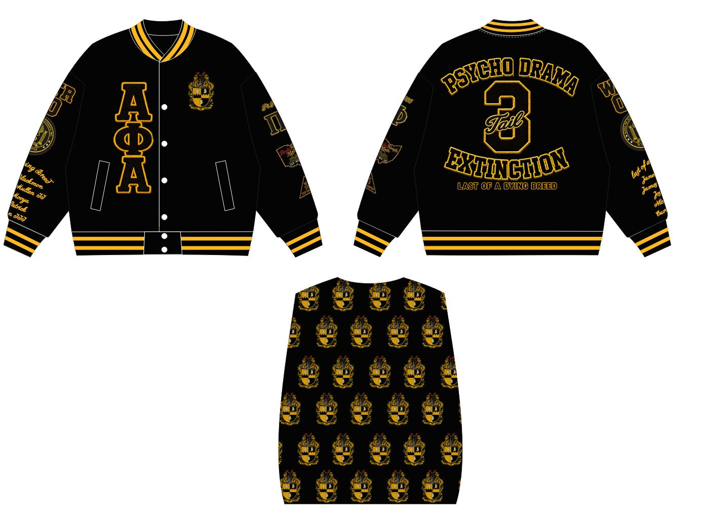 Nick Patrick - Custom Satin Jacket Order