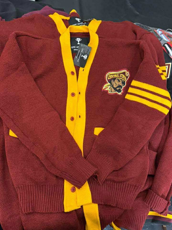 CENTRAL STATE UNIVERSITY CLASS OF 2005 TWENTY YEAR ANNIVERSARY CARDIGAN #5