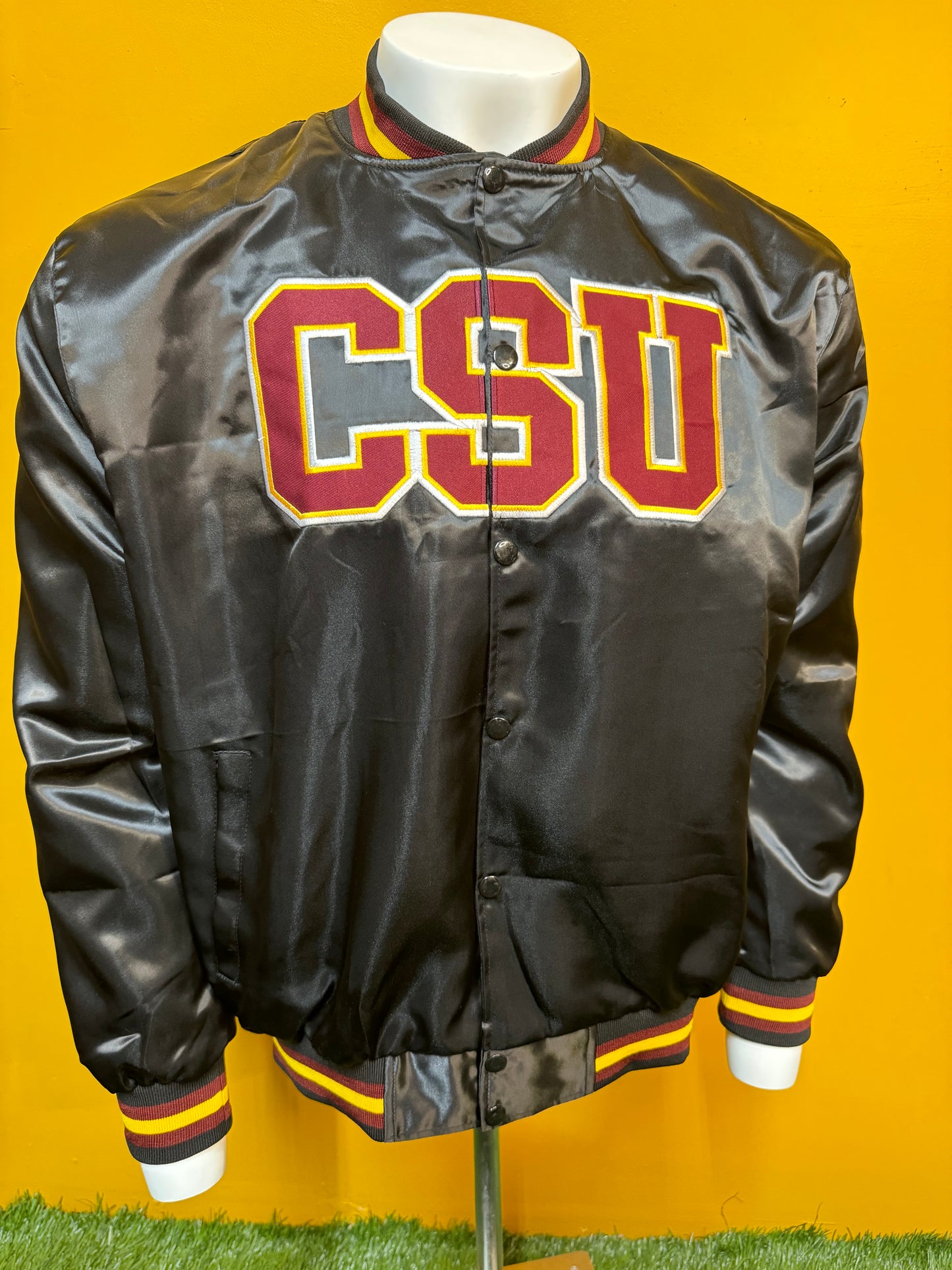 Central State University - BLACK SATIN JACKET