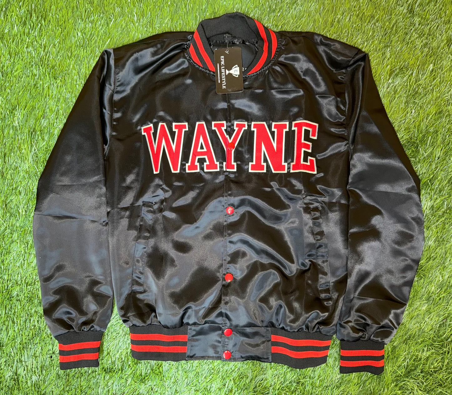 Wayne Warriors Satin Bomber Jacket