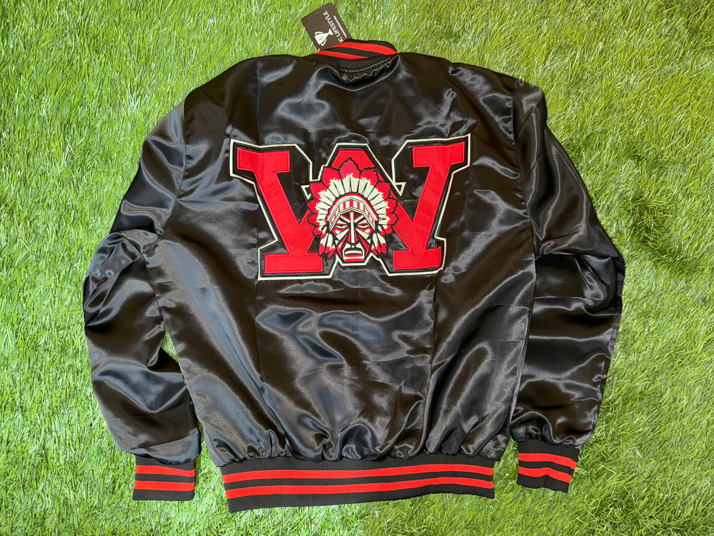 Wayne Warriors Satin Bomber Jacket