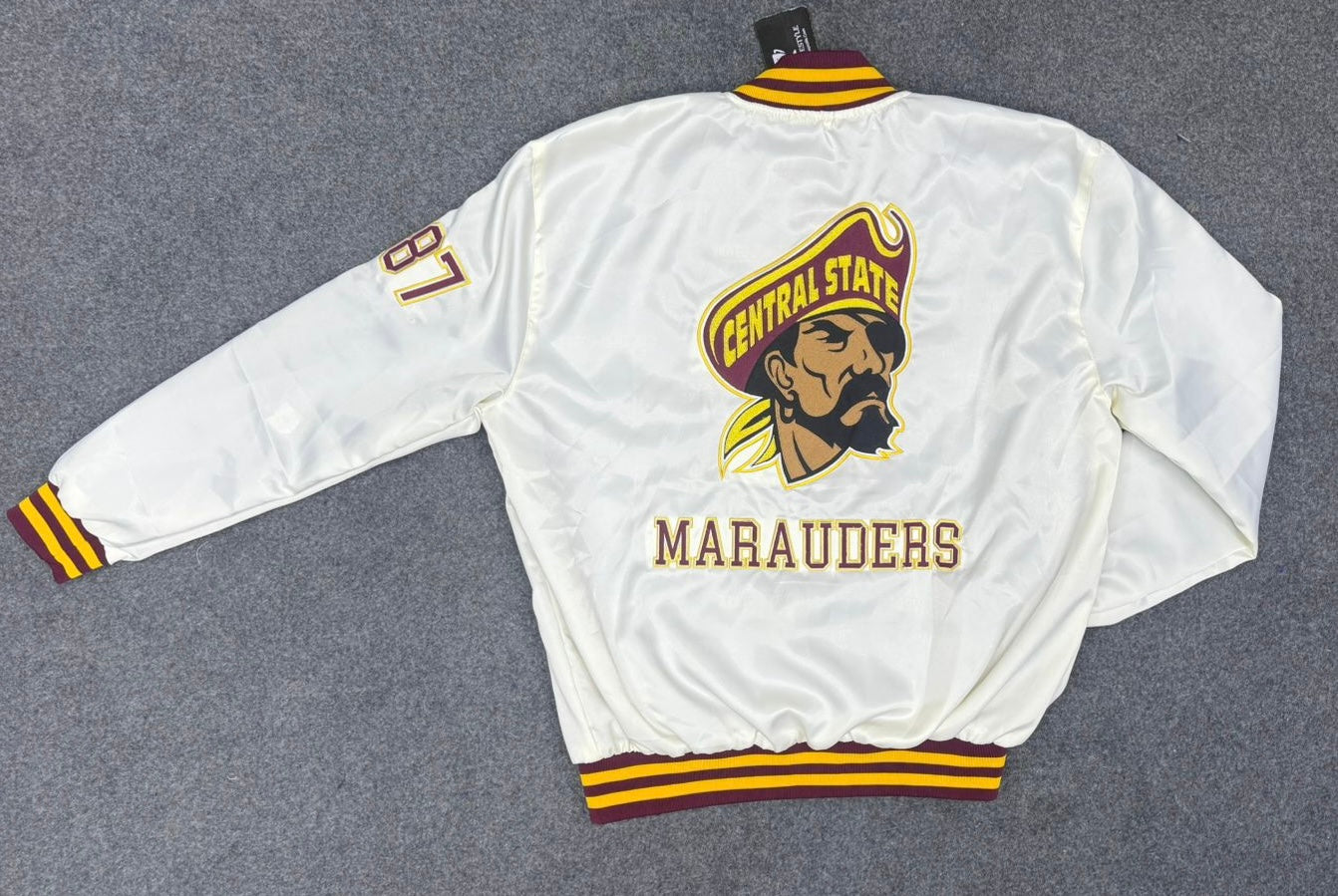 Central State University - CREAM SATIN JACKET