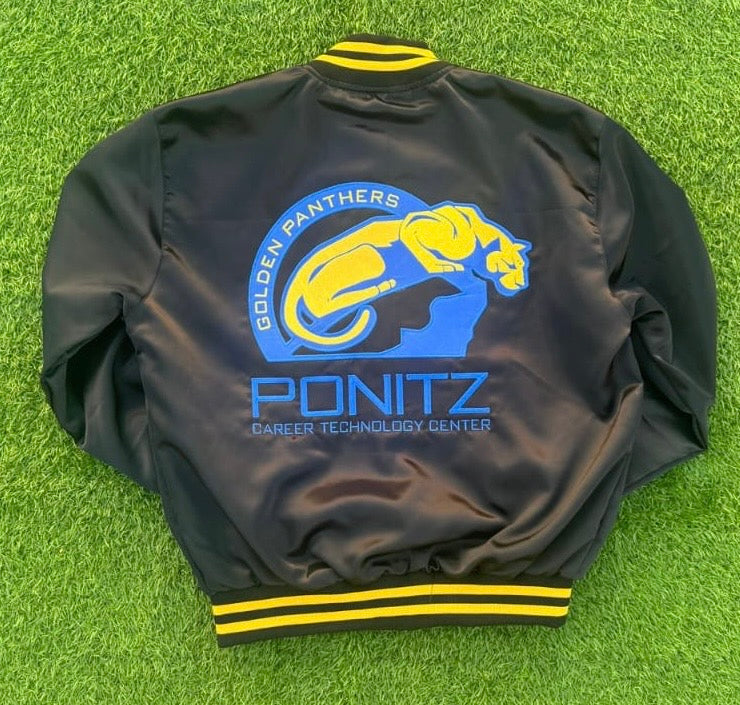 PONITZ SATIN BOMBER JACKET