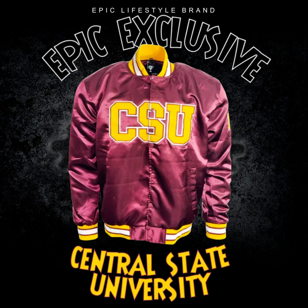 Central State University Custom Satin Bomber Jacket