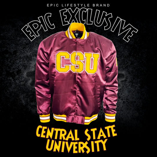 Central State University Custom Satin Bomber Jacket