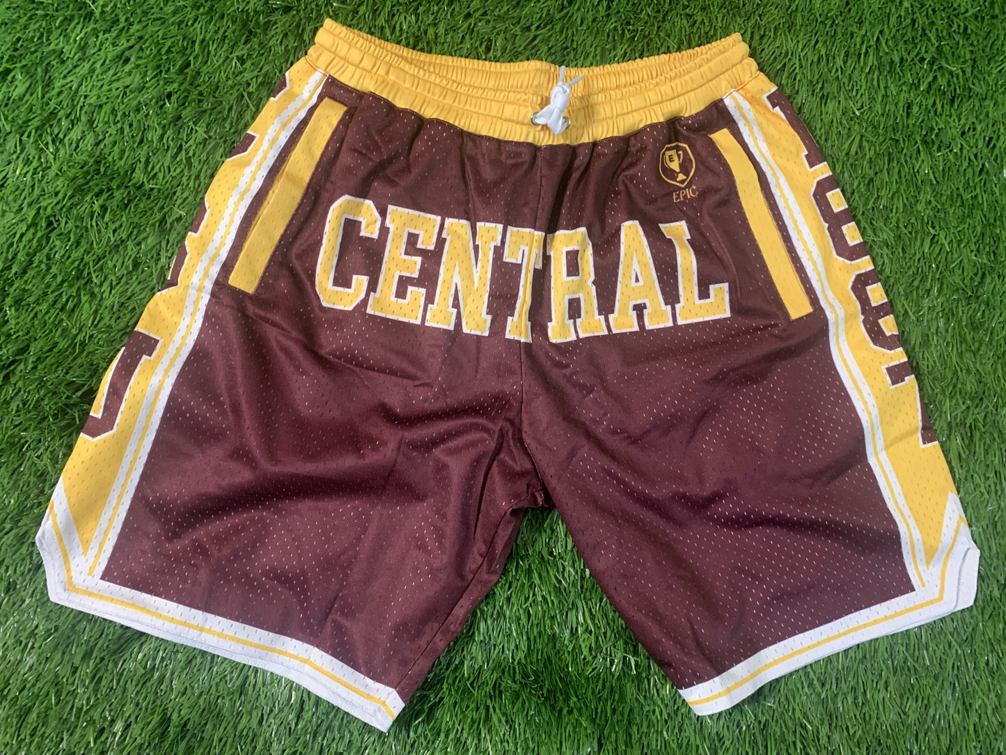 Central State University (CSU) Basketball Shorts - Maroon