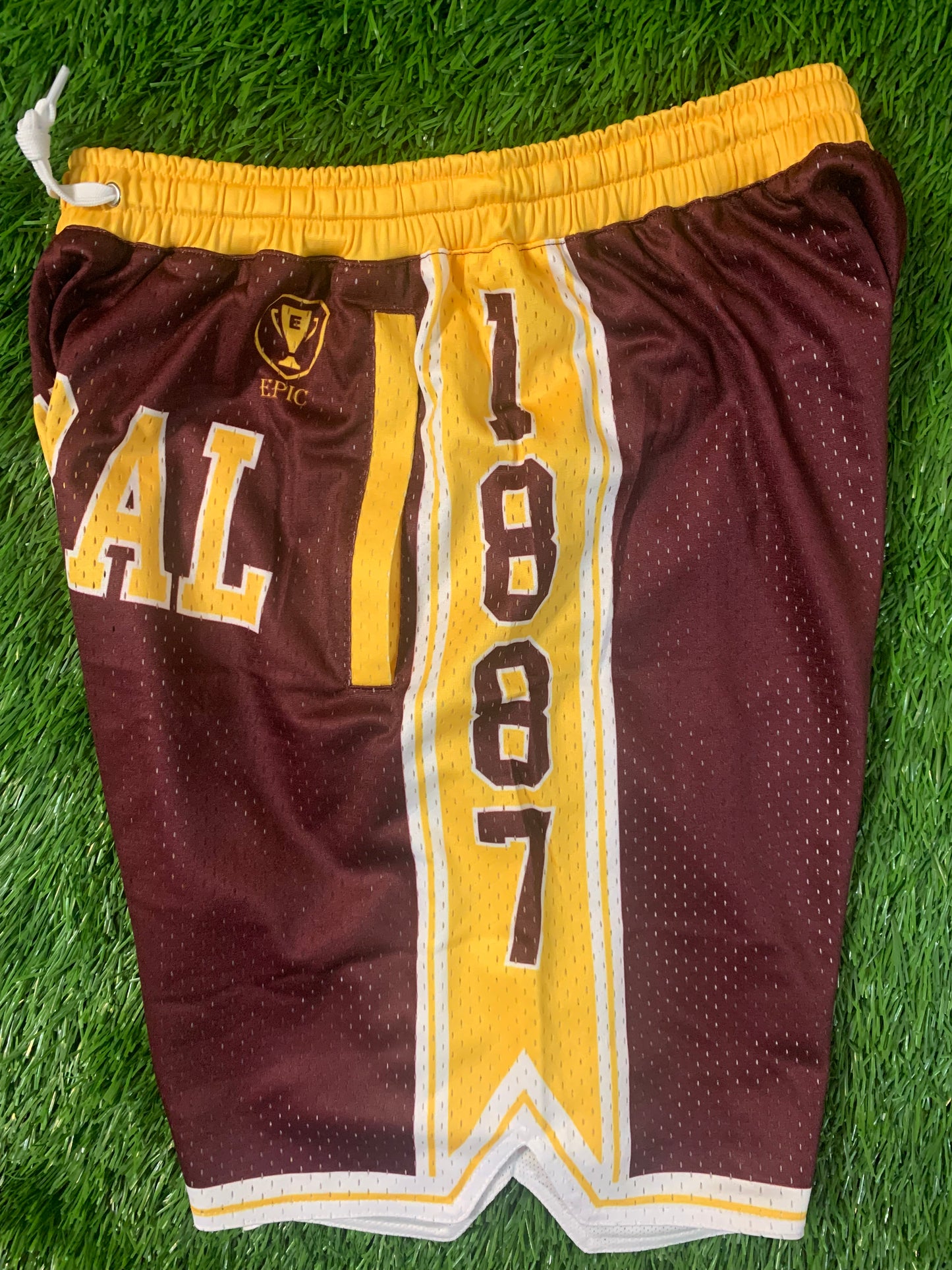 Central State University (CSU) Basketball Shorts - Maroon