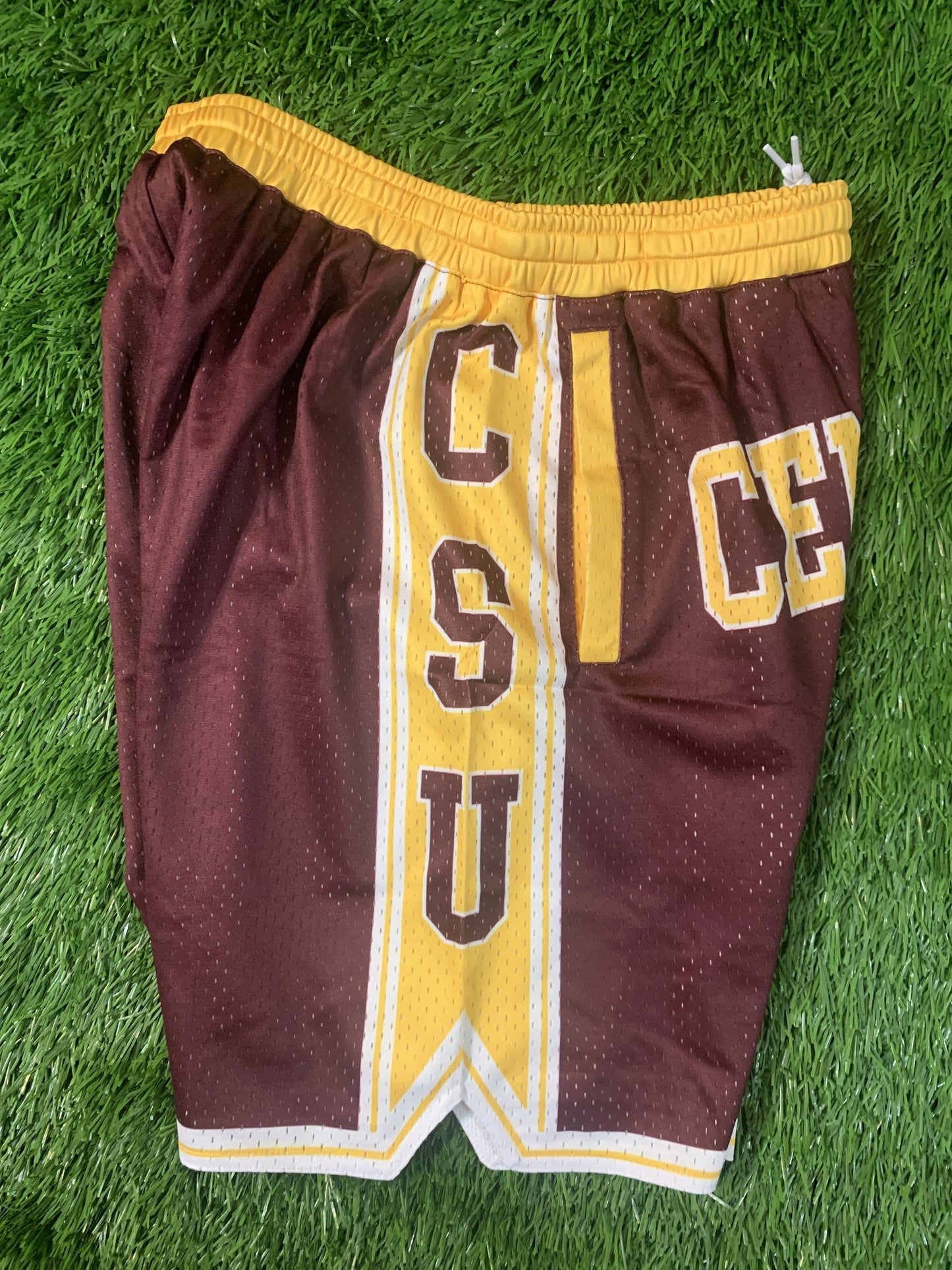 Central State University (CSU) Basketball Shorts - Maroon